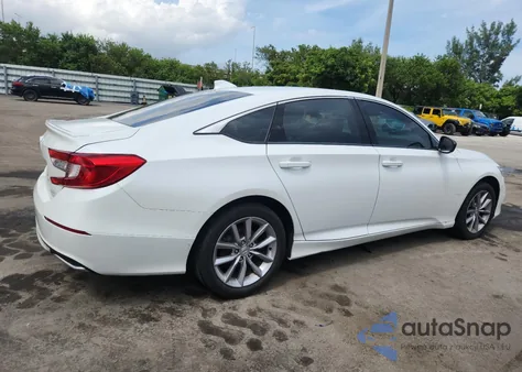 2021 Honda Accord Lx из США, поврежденный, VIN 1HGCV1F11MA072587